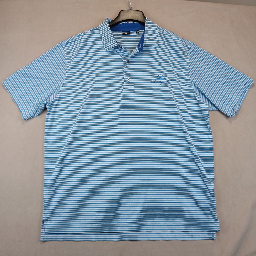 Footjoy 2XL Mens Polo Shirt Lake Michigan Hills 27x31 - Picture 2 of 11